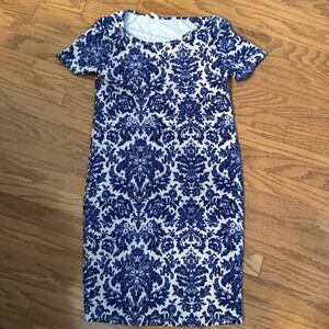 Pink blush maternity dress